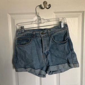 vintage denim shorts